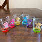 Swear Bears Shot Glasses, 6 Pieces