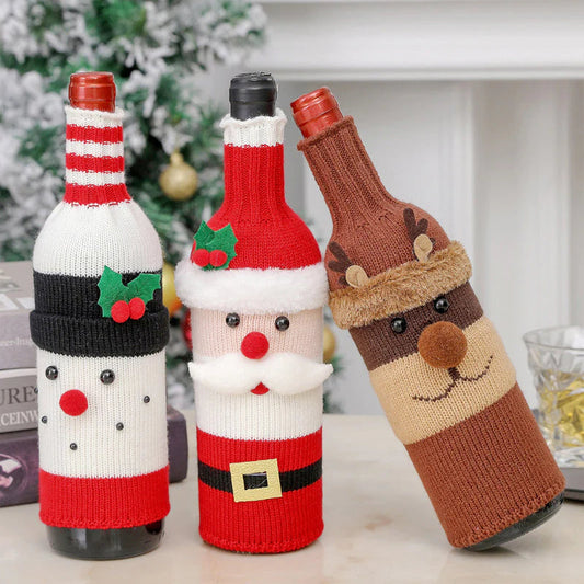 Christmas Decorative Santa Wine Bottle Cover🎅