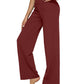 New🔥Women's High Waist Stretch Casual Yoga Wide Leg Pants