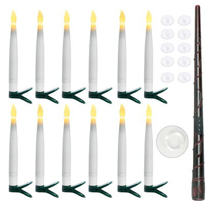 😮Halloween Decorations-Floating Candles with Wand🔥