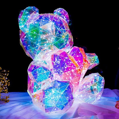 Gorgeous Shining LED Light Teddy Bear Holding a Heart ❤️