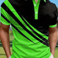 Men's New Summer Striped 3D Printed POLO Shirt