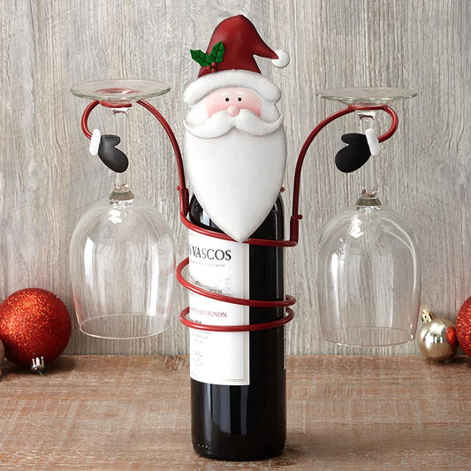 ✨Festive Wine Bottle & Glass Holders for the Holidays!🍷