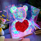 Gorgeous Shining LED Light Teddy Bear Holding a Heart ❤️