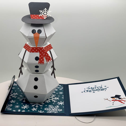 💖Buy 2 Get 25% OFF Free Shipping-3D Snowman Christmas Card