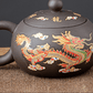 ☀️Summer Hot Sale🔥 Dragon and Phoenix Purple Clay Teapot