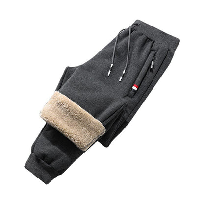 Great Gift! Men’s Thermal Faux Cashmere Jogger Pants