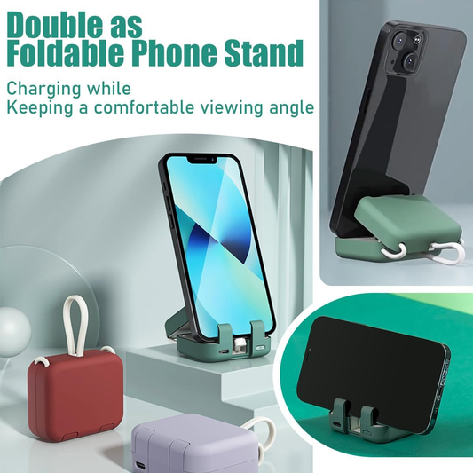 🎉Hot Sale 49% OFF🎁-Portable Wireless Charging Treasure Mobile Phone Holder⚡-Free Shipping