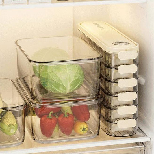 🥟Fridge Storage Boxes With Lids